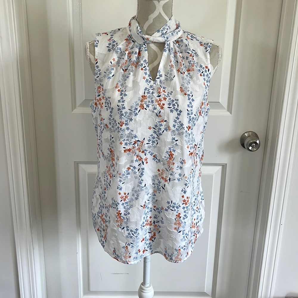 Tamara H floral sheer top size small
